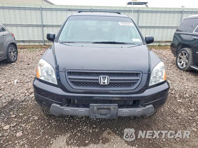 Piąte zdjęcie samochodu w środku: 2004 HONDA PILOT EXL VIN:2HKYF18544H570051 - miniatura