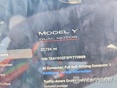 Zdjęcie 9 z 13 samochodu: 2023 TESLA MODEL Y VIN:7SAYGDEF3PF773899 - miniatura