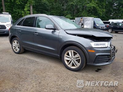 Czwarte zdjęcie samochodu z boku: 2018 AUDI Q3 PREMIUM PLUS VIN:WA1JCCFS3JR031191 - miniatura