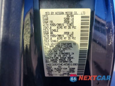 Zdjęcie 12 z 12 samochodu: 2004 NISSAN FRONTIER XE-V6 VIN:1N6ED26Y24C458188 - miniatura