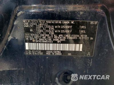 Zdjęcie 13 z 13 samochodu: 2017 TOYOTA RAV4 XLE VIN:2T3RFREV9HW654923 - miniatura