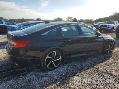 Trzecie zdjęcie samochodu z tyłu: 2021 HONDA ACCORD SPORT VIN:1HGCV1F35MA110081 - miniatura