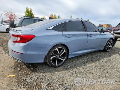 Trzecie zdjęcie samochodu z tyłu: 2021 HONDA ACCORD SPORT SE VIN:1HGCV1F4XMA114801 - miniatura