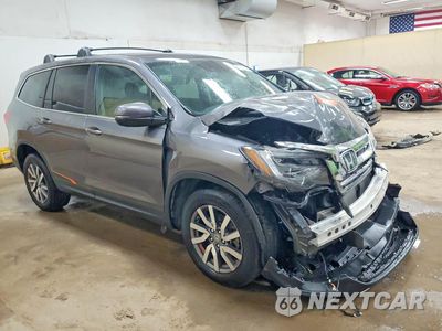 Czwarte zdjęcie samochodu z boku: 2020 HONDA PILOT EX VIN:5FNYF6H32LB034191 - miniatura
