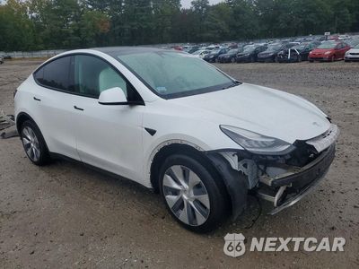Czwarte zdjęcie samochodu z boku: 2020 TESLA MODEL Y VIN:5YJYGDEE8LF049477 - miniatura