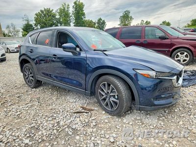 Czwarte zdjęcie samochodu z boku: 2018 MAZDA CX-5 GRAND TOURING VIN:JM3KFBDMXJ0363057 - miniatura