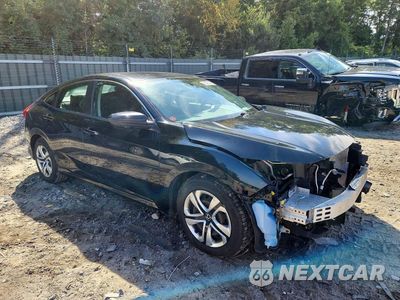 Czwarte zdjęcie samochodu z boku: 2017 HONDA CIVIC LX VIN:19XFC2E51HE002358 - miniatura
