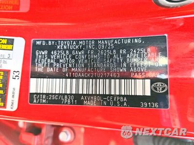 Zdjęcie 12 z 12 samochodu: 2026 TOYOTA CAMRY XSE VIN:4T1DAACK2TU217463 - miniatura