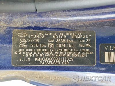 Zdjęcie 12 z 12 samochodu: 2009 HYUNDAI ACCENT GS VIN:KMHCM36C09U111329 - miniatura