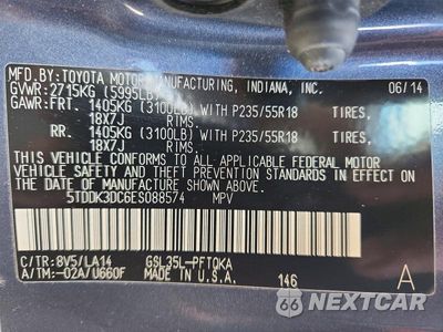 Zdjęcie 13 z 13 samochodu: 2014 TOYT SIENNA LIM VIN:5TDDK3DC6ES088574 - miniatura