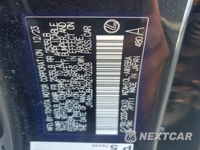 Zdjęcie 13 z 13 samochodu: 2024 LEXUS UX 250H BASE VIN:JTHX6JBH7R2192328 - miniatura
