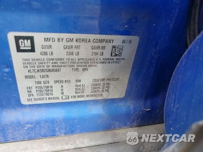 Zdjęcie 13 z 13 samochodu: 2016 CHEVROLET TRAX LS VIN:KL7CJKSB2GB685697 - miniatura