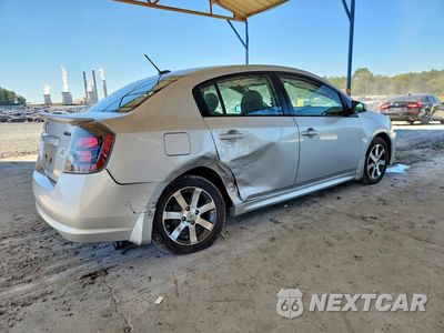 Trzecie zdjęcie samochodu z tyłu: 2012 NISSAN SENTRA 2.0 VIN:3N1AB6AP2CL738048 - miniatura
