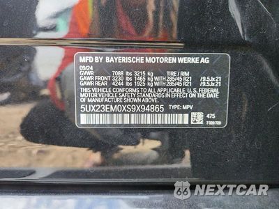 Zdjęcie 13 z 13 samochodu: 2025 BMW X7 XDRIVE40I VIN:5UX23EM0XS9X94865 - miniatura