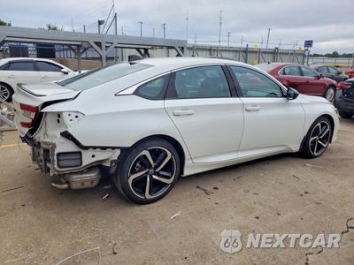 Trzecie zdjęcie samochodu z tyłu: 2022 HONDA ACCORD SPORT VIN:1HGCV1F32NA120827 - miniatura