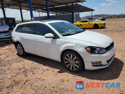 Czwarte zdjęcie samochodu z boku: 2015 VOLKSWAGEN GOLF SPORTWAGEN S VIN:3VWC17AU4FM509788 - miniatura