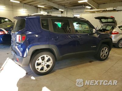 Trzecie zdjęcie samochodu z tyłu: 2016 JEEP RENEGADE LIMITED VIN:ZACCJBDT1GPD03142 - miniatura