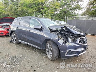 Czwarte zdjęcie samochodu z boku: 2020 ACURA MDX SPORT HYBRID TECHNOLOGY VIN:5J8YD7H50LL000181 - miniatura
