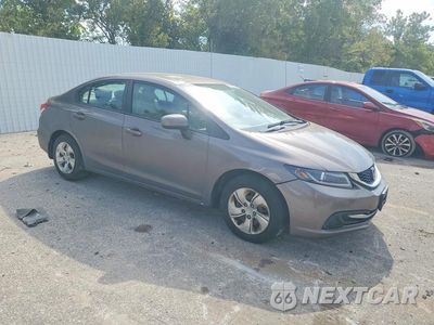 Czwarte zdjęcie samochodu z boku: 2014 HONDA CIVIC LX VIN:19XFB2F51EE082628 - miniatura