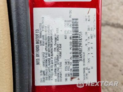 Zdjęcie 13 z 13 samochodu: 2009 FORD FUSION SEL VIN:3FAHP08129R187255 - miniatura
