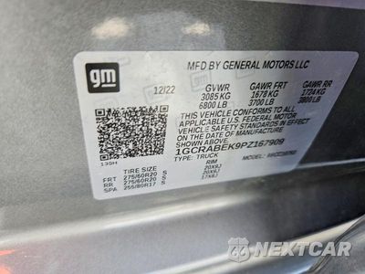 Zdjęcie 12 z 12 samochodu: 2023 CHEVROLET SILVERADO C1500 CUSTOM VIN:1GCRABEK9PZ167909 - miniatura