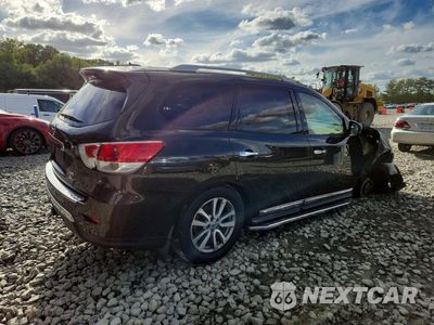 Trzecie zdjęcie samochodu z tyłu: 2015 NISSAN PATHFINDER SL VIN:5N1AR2MM0FC607568 - miniatura