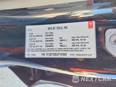 Zdjęcie 12 z 12 samochodu: 2018 TESLA MODEL 3 VIN:5YJ3E1EB2JF147809 - miniatura