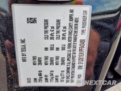 Zdjęcie 13 z 13 samochodu: 2023 TESLA MODEL 3 VIN:5YJ3E1EA1PF643488 - miniatura