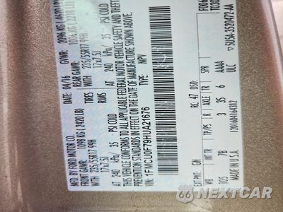 Zdjęcie 13 z 13 samochodu: 2017 FORD ESCAPE S VIN:1FMCU0F79HUA21676 - miniatura