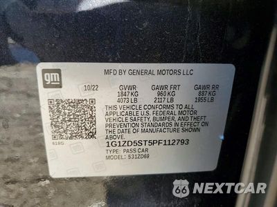 Zdjęcie 12 z 12 samochodu: 2023 CHEVROLET MALIBU LT VIN:1G1ZD5ST5PF112793 - miniatura