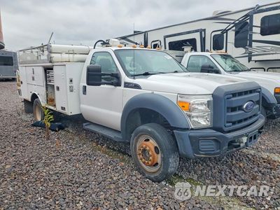 Czwarte zdjęcie samochodu z boku: 2013 FORD F450 UTILITY SERVICE TRUCK VIN:1FDUF4HY1DEB43089 - miniatura