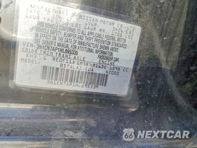 Zdjęcie 12 z 12 samochodu: 2017 NISSAN VERSA 1.6 S PLUS VIN:3N1CN7AP1HL895339 - miniatura