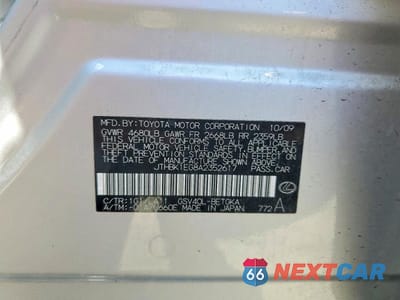 Zdjęcie 13 z 13 samochodu: 2010 LEXUS ES 350 VIN:JTHBK1EG8A2352617 - miniatura