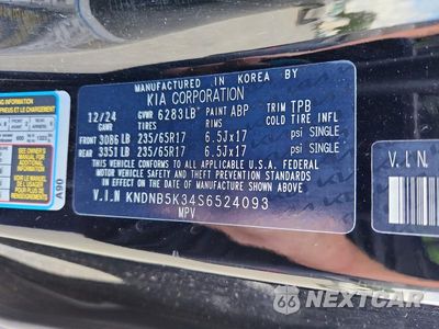Zdjęcie 14 z 14 samochodu: 2025 KIA CARNIVAL LXS VIN:KNDNB5K34S6524093 - miniatura