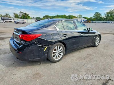 Trzecie zdjęcie samochodu z tyłu: 2017 INFINITI Q50 3.0T PREMIUM VIN:JN1EV7AR3HM840360 - miniatura