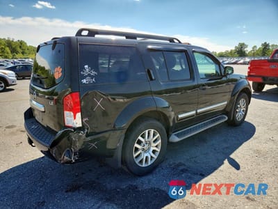 Trzecie zdjęcie samochodu z tyłu: 2011 NISSAN PATHFINDER S VIN:5N1AR1NB0BC630365 - miniatura