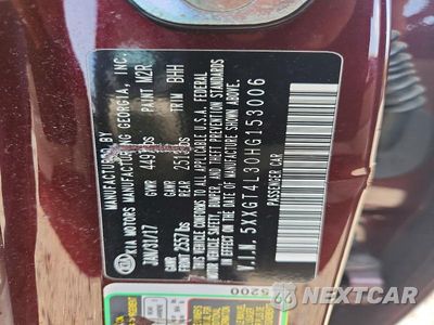 Zdjęcie 12 z 12 samochodu: 2017 KIA OPTIMA LX VIN:5XXGT4L30HG153006 - miniatura