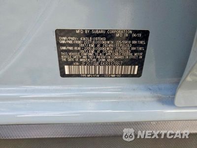 Zdjęcie 13 z 13 samochodu: 2019 SUBARU CROSSTREK LIMITED VIN:JF2GTAMC4K8332867 - miniatura