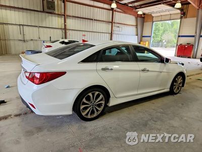 Trzecie zdjęcie samochodu z tyłu: 2014 HYUNDAI SONATA SE VIN:5NPEC4AC2EH883512 - miniatura