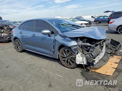 Czwarte zdjęcie samochodu z boku: 2021 TOYOTA COROLLA SE VIN:JTDS4MCEXMJ079317 - miniatura