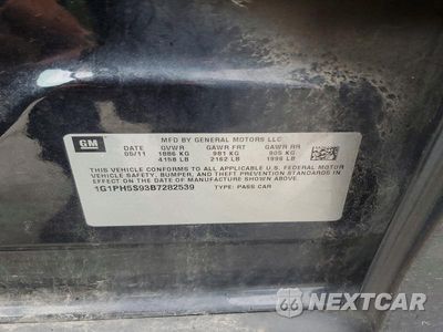 Zdjęcie 12 z 12 samochodu: 2011 CHEVROLET CRUZE LTZ VIN:1G1PH5S93B7282539 - miniatura