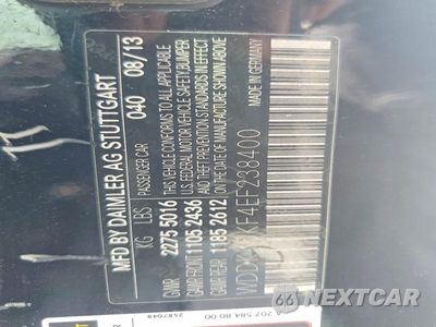 Zdjęcie 13 z 13 samochodu: 2014 MERCEDES-BENZ E 350 VIN:WDDKK5KF4EF238400 - miniatura