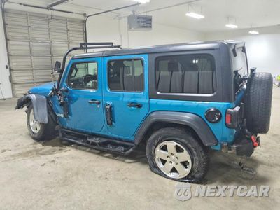 Drugie zdjęcie samochodu z przodu: 2019 JEEP WRANGLER UNLIMITED SPORT VIN:1C4HJXDG1KW662346 - miniatura