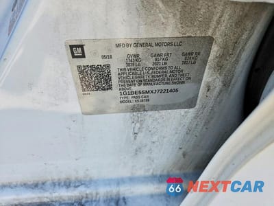 Zdjęcie 12 z 12 samochodu: 2018 CHEVROLET CRUZE LT VIN:1G1BE5SMXJ7221405 - miniatura