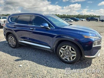Czwarte zdjęcie samochodu z boku: 2021 HYUNDAI SANTA FE LIMITED VIN:5NMS44AL3MH362956 - miniatura