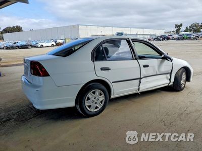 Trzecie zdjęcie samochodu z tyłu: 2004 HONDA CIVIC DX VP VIN:2HGES16384H561069 - miniatura
