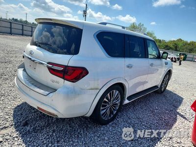 Trzecie zdjęcie samochodu z tyłu: 2018 INFINITI QX80 BASE VIN:JN8AZ2NF6J9661438 - miniatura