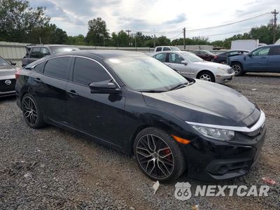 Czwarte zdjęcie samochodu z boku: 2017 HONDA CIVIC EX VIN:2HGFC1F3XHH654604 - miniatura