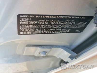Zdjęcie 12 z 12 samochodu: 2016 BMW X3 XDRIVE28I VIN:5UXWX9C51G0D85209 - miniatura