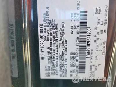 Zdjęcie 12 z 12 samochodu: 2015 FORD MUSTANG VIN:1FA6P8TH2F5412007 - miniatura